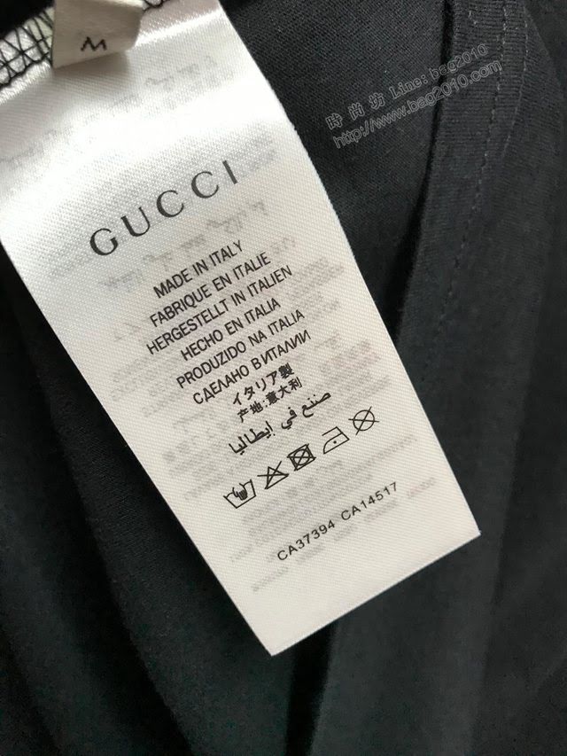 Gucci女短袖 2020新款 古奇女款黑色T恤  tzy2470